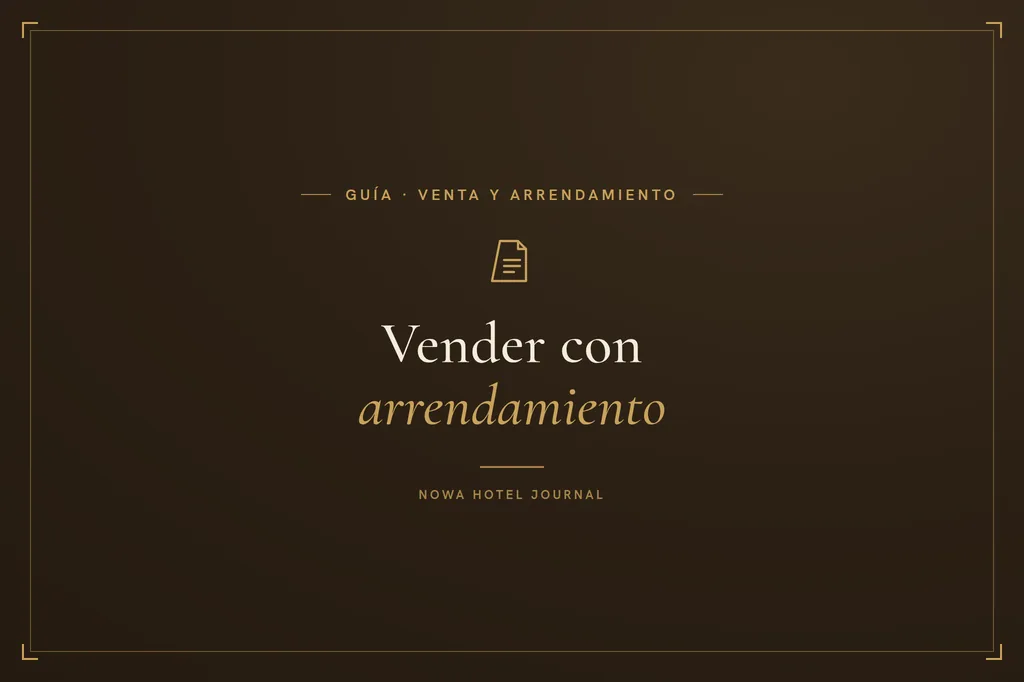 Un contrato de arrendamiento vigente determina el grupo de compradores y el precio.
