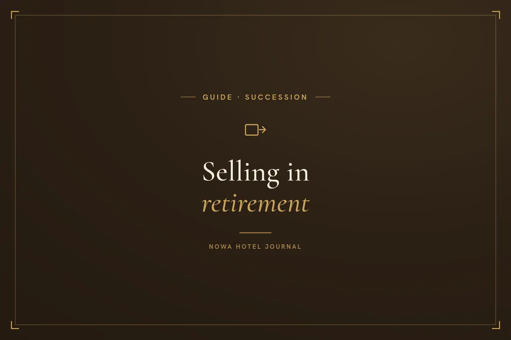 A retirement succession works best with lead time and discretion.