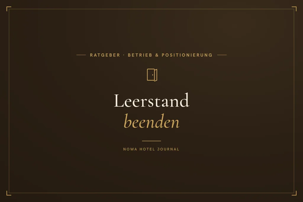 Leerstand kostet jeden Monat Substanz, Marktstellung und Wert.