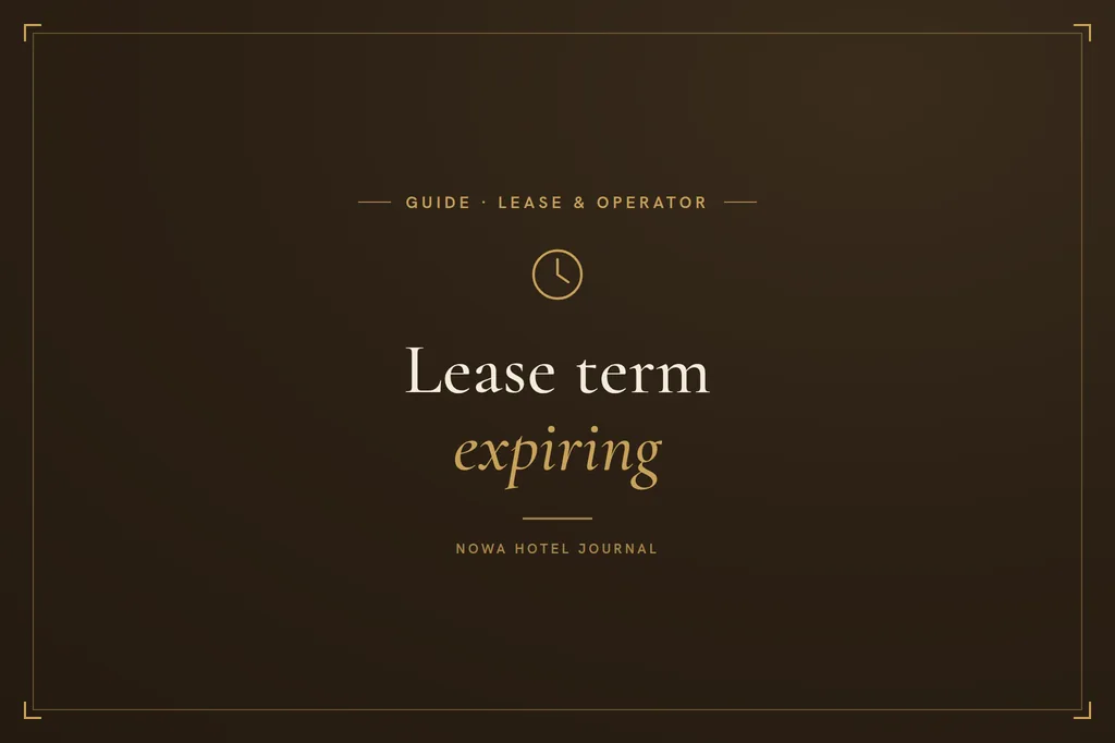 An expiring lease reopens an owner's room to act.