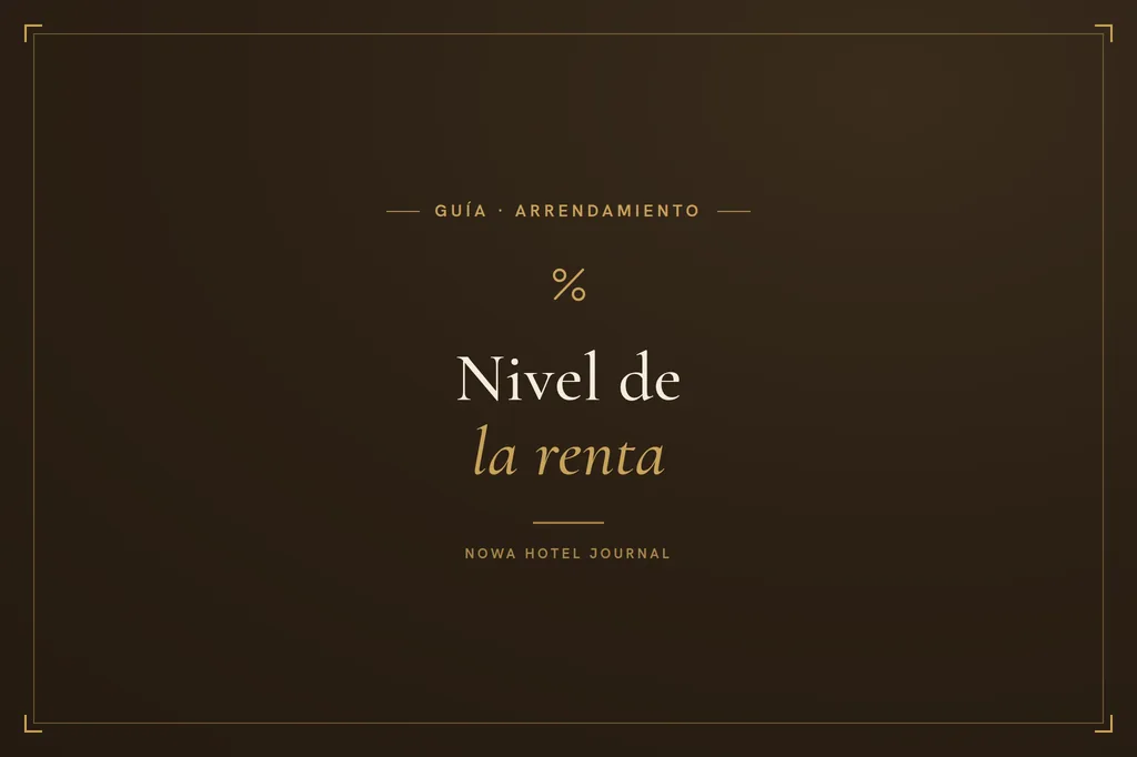 Una renta sostenible se deriva de la rentabilidad del establecimiento, no de una regla general.