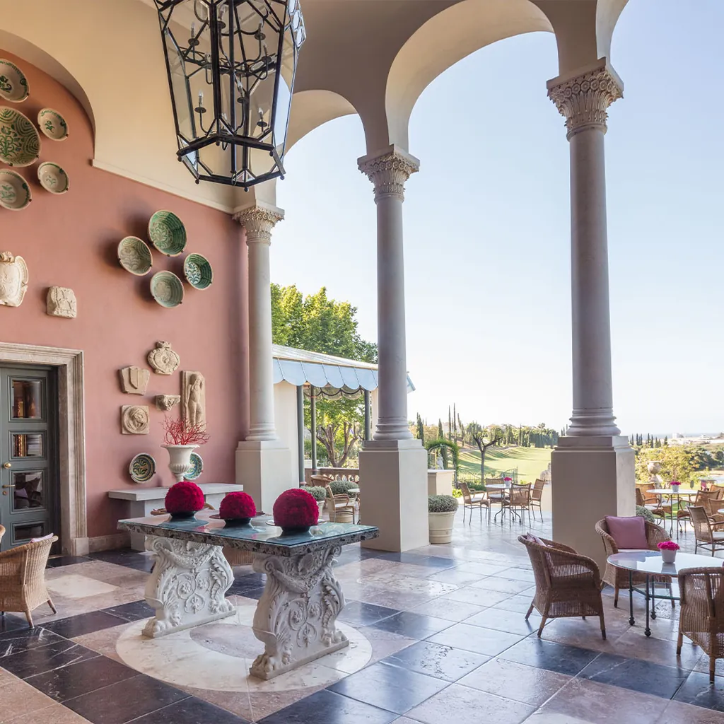 Architecture, views and the setting near Marbella shape the house more than sheer proximity to the beach.