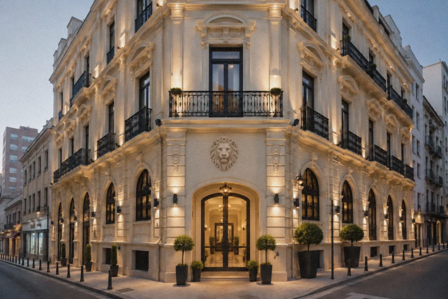 Stadthotel mit historischer Fassade